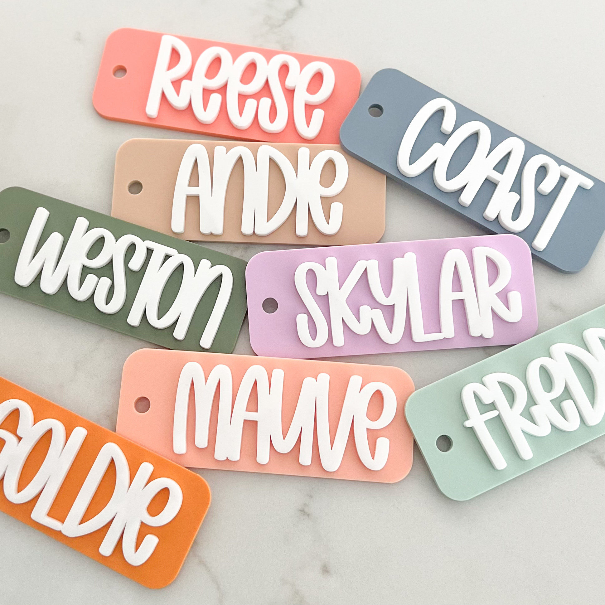 Acrylic Bag Tag Keychain 3D Ba - Laser Tag Set Kids review and price
